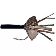 Кабель витая пара F/UTP 6 кат. 4 пары Lanmaster LAN-6EFTP-WP-OUT 23AWG(0.55 мм), медь, одножильный (