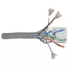Кабель витая пара S/FTP 6 кат. 4 пары Lanmaster LAN-6ESSTP-GY