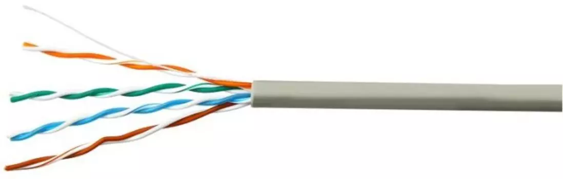 Кабель SkyNet CSS-UTP-4-CU-N Standart UTP indoor 4x2x0,48, медный, FLUKE TEST, кат.5e, однож., 305м, box,серый