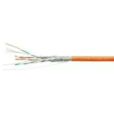 Кабель витая пара S/FTP 7 кат. 4 пары Cabeus SSTP-4P-Cat.7-PATCH-IN-LSZH 26AWG(7x0.16 мм), медь, многожильный (stranded), внутренний, LSZH, нг(A)-HF,