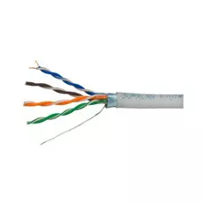 Кабель витая пара F/UTP 5e кат. 4 пары SUPRLAN 01-1031 24AWG(0.48 мм), медь, одножильный (solid), внутренний, PVC, серый, уп/305м ''Standard''