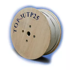 Кабель витая пара U/UTP 3 кат. 25 пар TopLAN TOP-3UTP25PR-GY