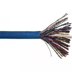 Кабель витая пара U/UTP 5e кат. 50 пар TWT TWT-5EUTP50 24AWG(0.51 мм), медь, одножильный (solid), внутренний, PVC, синий, уп/305м