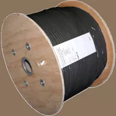 Кабель витая пара U/UTP 5e кат. 50 пар TWT TWT-5EUTP50-OUT 24AWG(0.51 мм), медь, одножильный (solid), внешний, PE, чёрный, уп/305м