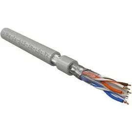 Кабель витая пара U/FTP 6a кат. 4 пары Hyperline FUTP4-C6-S23-IN-LSLTX-GY-305 23AWG(0.57 мм), медь, одножильный (solid), внутренний, LSZH, нг(A)-LSLTx