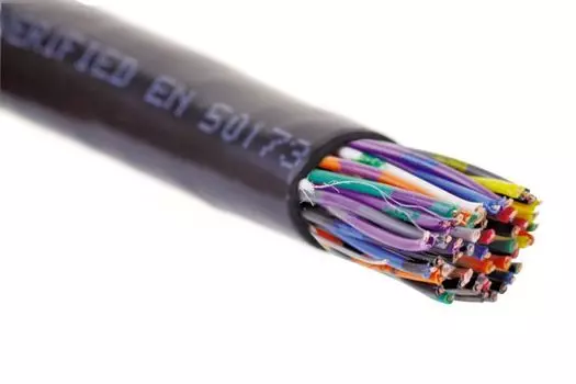 Кабель витая пара U/UTP 5 кат. 25 пар Eurolan 19M-U5-77BL-R500 LSZH нг(A)-HFLTx, внутренней/внешней прокладки, черный, катушка 500 м