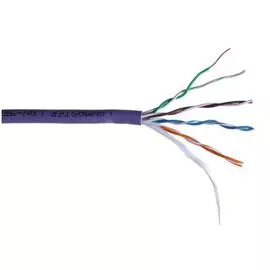 Кабель витая пара U/UTP 5e кат. 4 пары Lanmaster LAN-5EUTP-HFLT 350Mhz, нг(А)-HFLTx, 305 м