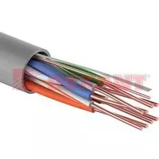 Кабель витая пара U/UTP 5e кат. 4 пары Rexant 01-0043 24AWG(0.50 мм), медь, одножильный (solid), внутренний, PVC, серый, уп/305м