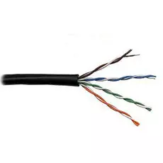 Кабель витая пара U/UTP 5e кат. 4 пары Lanmaster LAN-5EUTP-OUT (350Mhz),PE,(305 м)