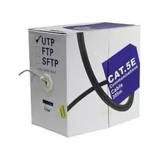 Кабель витая пара U/UTP 5e кат. 4 пары 5bites UT5710-305A 26AWG(0.40 мм), омедненный алюминий (CCA), многожильный (stranded), внутренний, PVC, серый,