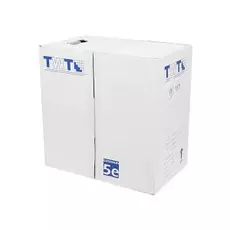 Кабель витая пара U/UTP 6 кат. 4 пары TWT TWT-6UTP-NGLS 23AWG(0.57 мм), медь, одножильный (solid), внутренний, PVC, нг(A)-LS, фиолетовый, уп/305м