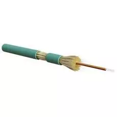 Кабель волоконно-оптический 50/125, 4 волокна Hyperline FO-DT-IN-503-4-LSZH-AQ (OM3) многомодовый, t