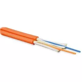 Кабель волоконно-оптический 62,5/125, 2 волокна Hyperline FO-D2-IN-62-2-LSZH-OR