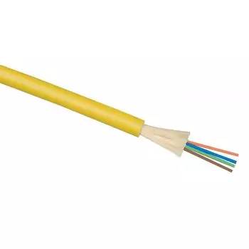 Кабель волоконно-оптический 9/125, 24 волокна Cabeus TB-A-9-24T-E-K-LSZH-IN-25 плотное буферное покрытие (tight buffer), для внутренней прокладки (-25