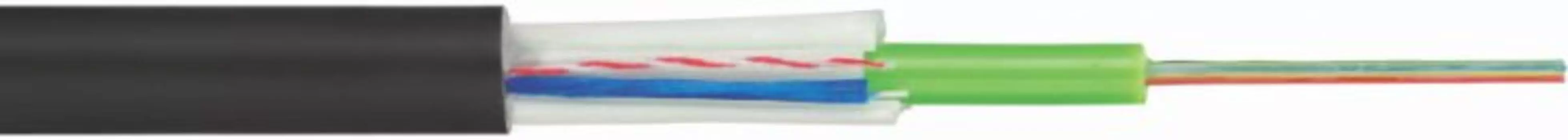 Кабель волоконно-оптический 9/125, 24 волокна Eurolan 39U-S2-24-02BL U02 с центральным модулем внутренний/внешний 24x9/125 OS2 нг(А)-HFLTx, свободный