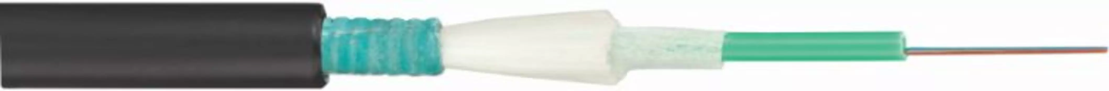 Кабель волоконно-оптический 9/125, 6 волокон Eurolan 39U-S2-06-01BL U01 с центральным модулем, бронированный стальной лентой, внешний 6x9/125 OS2 ПЭ,