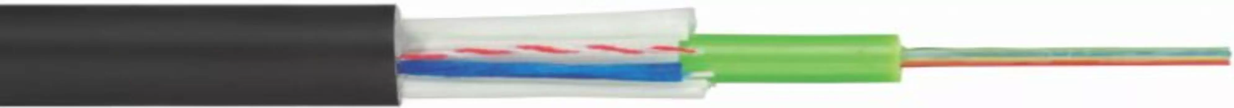 Кабель волоконно-оптический 9/125, 8 волокон Eurolan 39U-S2-08-02BL U02 с центральным модулем внутренний/внешний 8x9/125 OS2 нг(А)-HFLTx, свободный бу