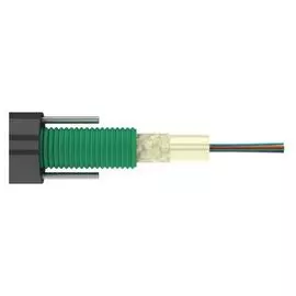 Кабель волоконно-оптический 9/125, 8 волокон Lanmaster LAN-OFC-GYXTW08SU2 бронированный гофр.стал.лентой, GYXTW, 2,7кН, PE, внешний,OS2 Ultra