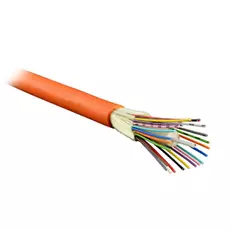 Кабель волоконно-оптический 50/125, 24 волокна Hyperline FO-MB-IN-503-24-LSZH-AQ (OM3) многомодовый, безгелевые микро трубки 0.9 мм (micro bundle), дл