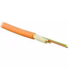 Кабель волоконно-оптический Lanmaster LAN-OFC-DI2-M2-LS многомодовый внутренний 2 волокна LSZ OM2 оранжевый