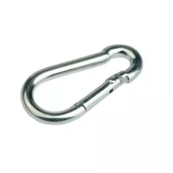 Карабин DKC CM626004 DIN 5299C (пожарный), 4х40мм, оцинкованная сталь, "F5 Combitech" (уп/5 шт)