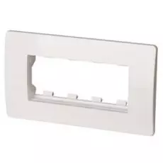 Каркас DKC 10242 в сборе с рамкой под 2 модуля VIVA (для монтажа ЭУИ в коробки код 10123), "In-liner Classic"