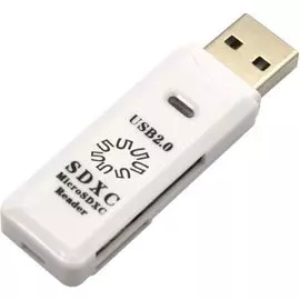 Карт-ридер 5bites RE2-100WH USB2.0, SD, TF, USB, white