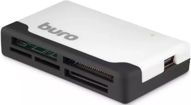 Карт-ридер Buro BU-CR-2102 USB 2.0 белый (389732)