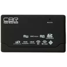 Карт-ридер CBR CR 455 All-in-one, USB 2.0, ноут., софттач