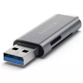 Карт-ридер Satechi Aluminum Type-C USB 3.0 and Micro/SD