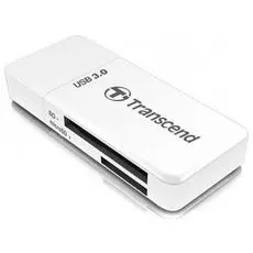 Карт-ридер внешний Transcend TS-RDF5W SD/microSD, USB 3.0, белый