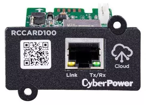 Карта CyberPower RCCARD100 облачного мониторинга для 1ф устройств, проводная Ethernet