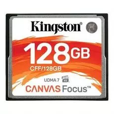 Карта памяти 128GB Kingston CFF/128GB Canvas Focus up to 150R/130W UDMA7 VPG-65