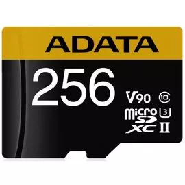 Карта памяти 256GB ADATA AUSDX256GUII3CL10-CA1 MicroSDXC UHS-II U3 Class10 275/155MB/s