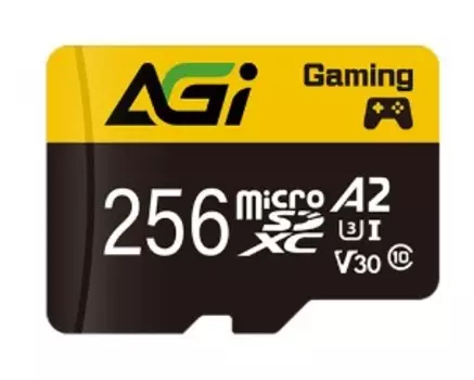 Карта памяти 256GB AGI AGI256GGSTF138 microSDXC C10 UHS-I V30 A2 98/70MB/s SD адаптер