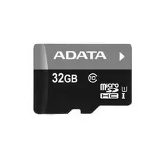 Карта памяти MicroSDHC 32GB ADATA AUSDH32GUICL10-RA1 Class 10 UHS-I (SD адаптер)