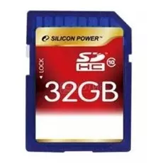 Карта памяти 32GB Silicon Power SP032GBSDH010V10 Secure Digital Card SDHC Class10