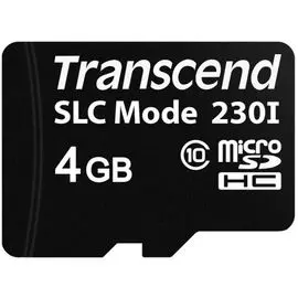 Промышленная карта памяти SDHC 4GB Transcend 230I Class 10 3D NAND TLC