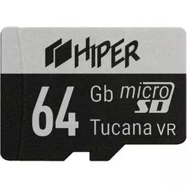 Карта памяти MicroSDXC 64GB HIPER Tucana VR UHS-1 U3
