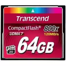 Карта памяти 64GB Transcend TS64GCF800