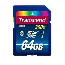 Карта памяти SDXC 64GB Transcend TS64GSDU1 Class 10 UHS-I