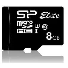 Карта памяти 8GB Silicon Power SP008GBSTHBU1V10SP UHS-1 MicroSD Card8GB Elite /class 10 Retail pack без adaptor