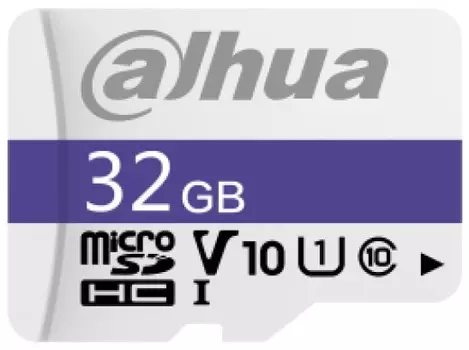 Карта памяти MicroSDHC 32GB Dahua DHI-TF-C100/32GB C10/U1/V10 UHS-I FAT32 90MB/s/15MB/s