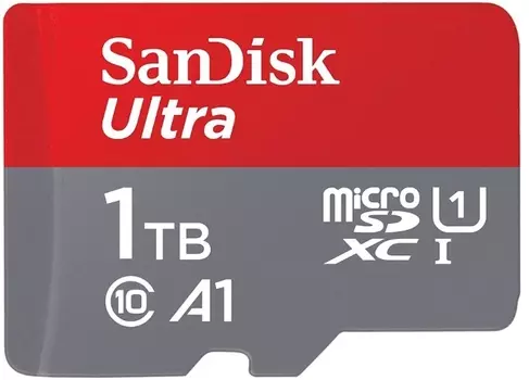 Карта памяти MicroSDXC 1024GB SanDisk Ultra Class 10 (SD адаптер) UHS-I A1 140MB/s