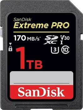 Карта памяти SDXC 1TB SanDisk SDSDXXY-1T00-GN4IN Extreme PRO UHS-I V30 U3