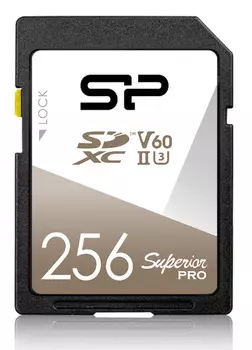 Карта памяти SDXC 256GB Silicon Power SP256GBSDXJV6V10 Class 10 UHS-II U3 V60 280/170 MB/s
