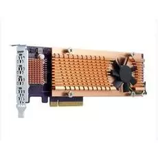 Карта расширения QNAP QM2-4P-384 4 x M.2 2280 PCIe SSD. Интерфейс PCIe Gen3 x8.