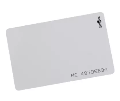 Карта Smartec ST-PC021MC4 смарт MIFARE CLASSIC 1K 4B UID, ISO формат, 86х54х0.8мм.