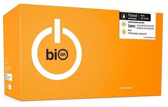 Картридж BION BCR-054HBK 054HBK для Canon i-Sensys LBP-620/621/623/640/MF-640/641/642/643/644/645 (3100 стр.), Черный