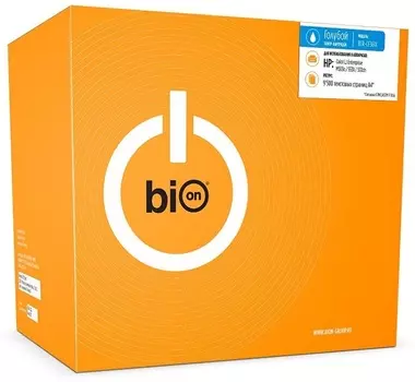 Картридж BION BCR-CF361X CF361X для HP LaserJet Enterprise M552/M553/M577 (9500 стр.), Голубой
